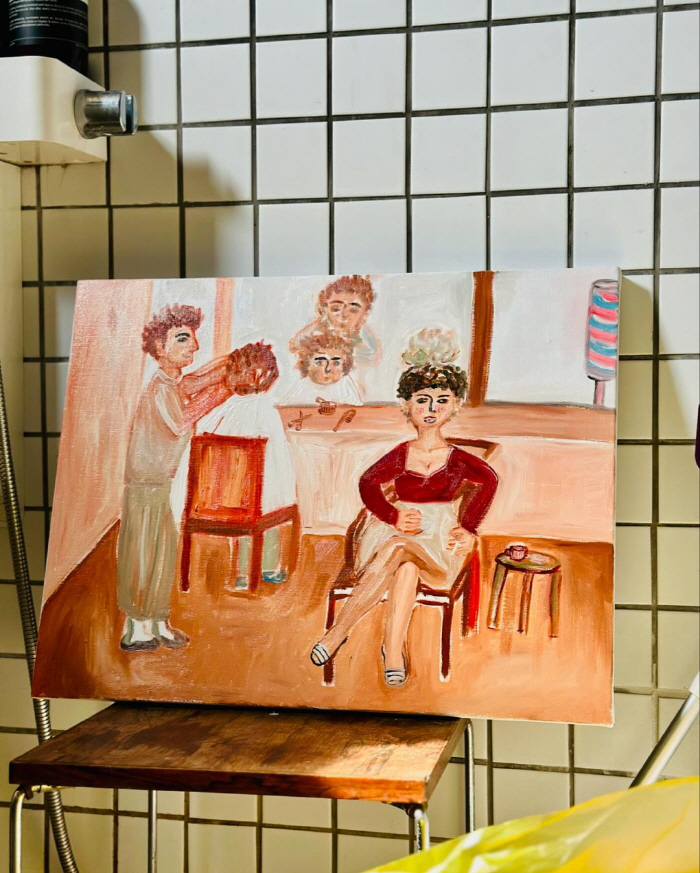 Lee Sang-soon ♥ Lee Hyo-ri, were you good at drawing...an artistic transformation