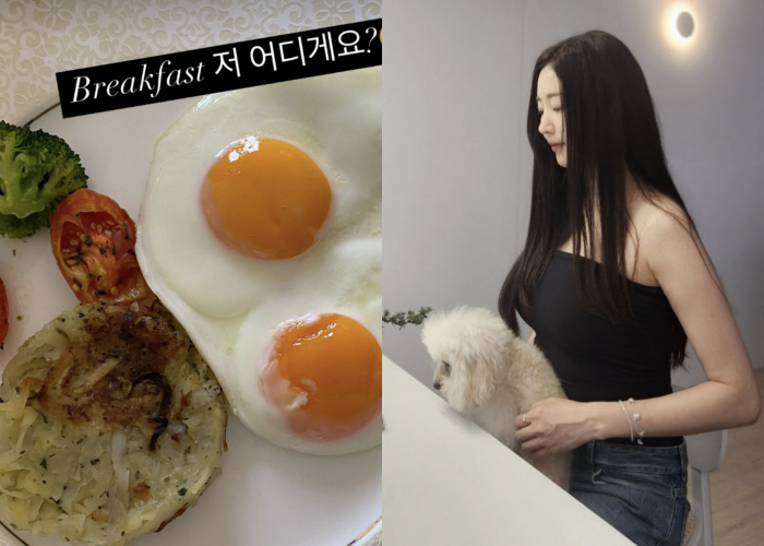 ''46 years old' Kim Sa-rang, eating like this, 173cm·49kg..Shocking Breakfast Disclosure