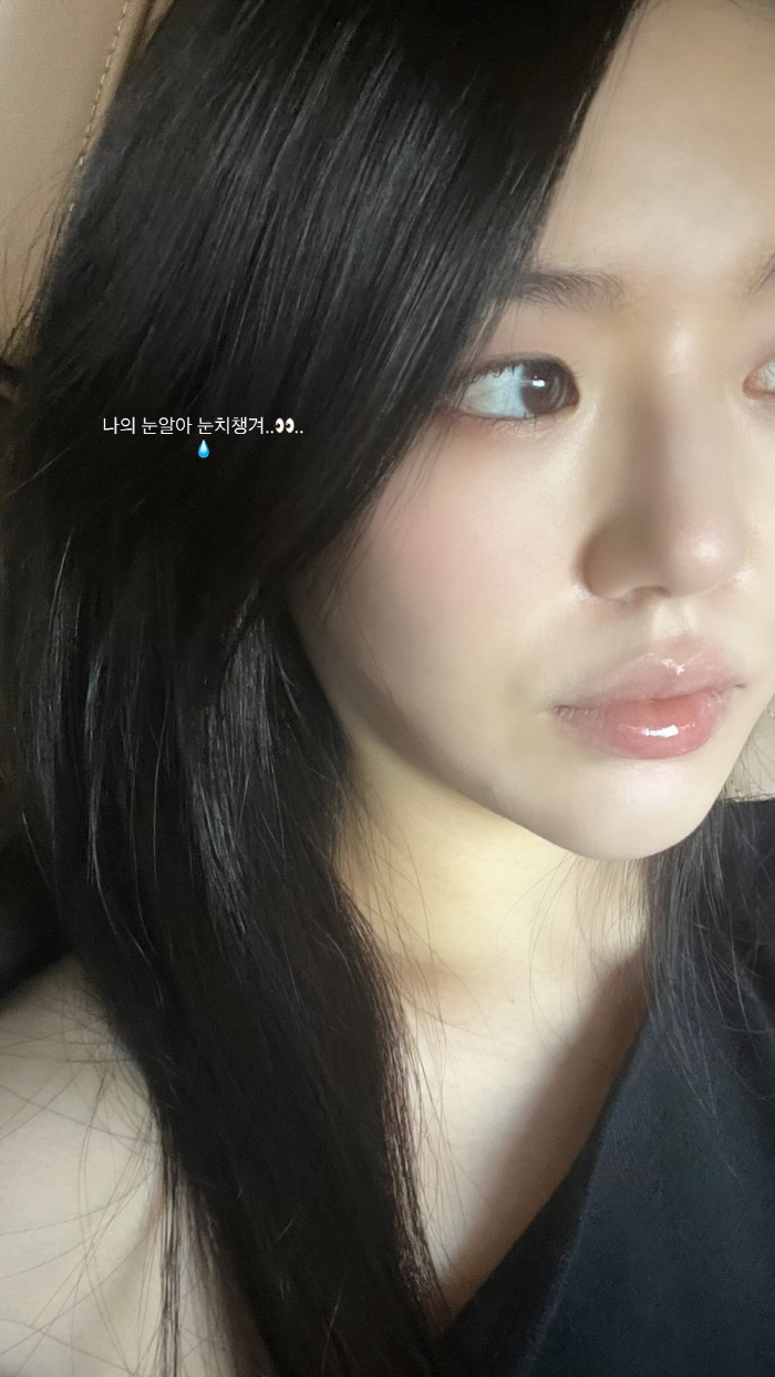 Cho Jae-hyun's daughter. Cho Hye-jung, how much weight did you lose..There's no humiliation even in close-up shots