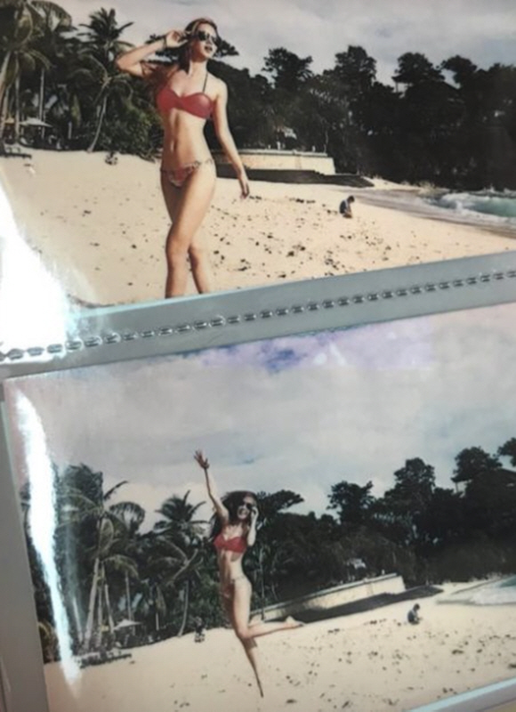 'Kwon Yu-ri bikini, which I took myself, is crazy.' Swim, it's worth bragging about your friend