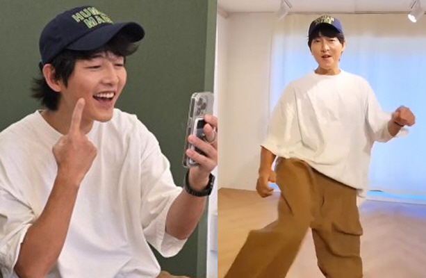 Song Joong-ki '♥KT' has changed since his marriage...Dance that you've never done before. Poke your cheeks. 'Act cute'