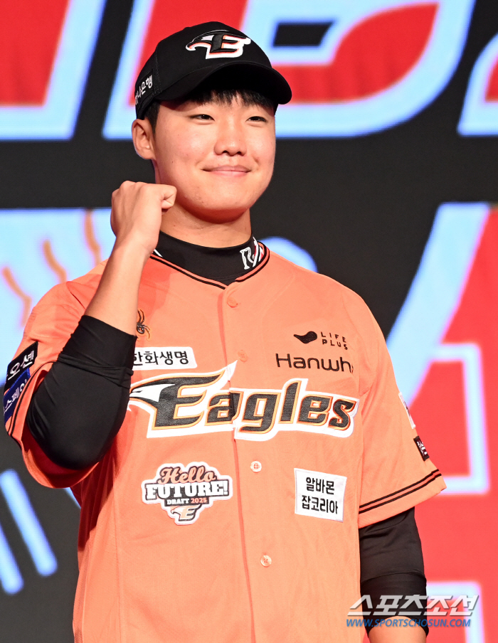 'Jung Woo-ju 500 million - Kim Min-gyu 160 million' Hanwha completes contracts for 11 rookies 