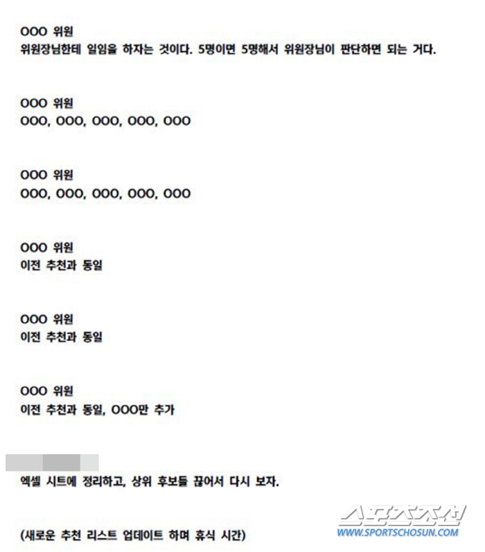''All agree, most recommended' Director Hong Myung-bo wanted to disclose the truth of the '10th meeting of the committee'