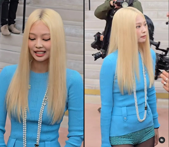 Jennie Stuns as a Blonde at Chanel 2025 Show