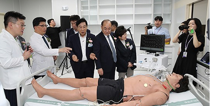 Construction of Pusan National University Hospital 'Glocal Clinical Demonstration Center' Simulation-based education and training are possible