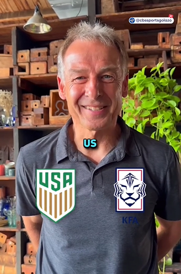 Do I have any hard feelings left? Klinsmann shouted 'America' without hesitation in the balance game of 'Korea vs. the United States'