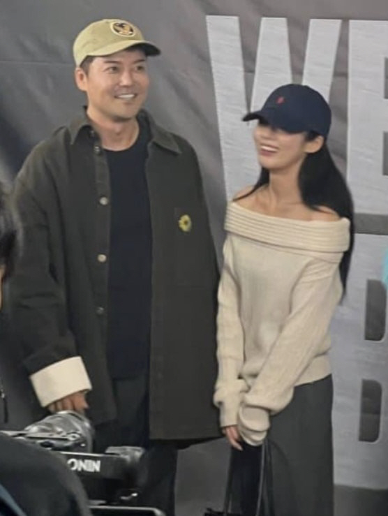 Jeon Hyun-moo, fromis_9 Ji-won and two shots were captured..