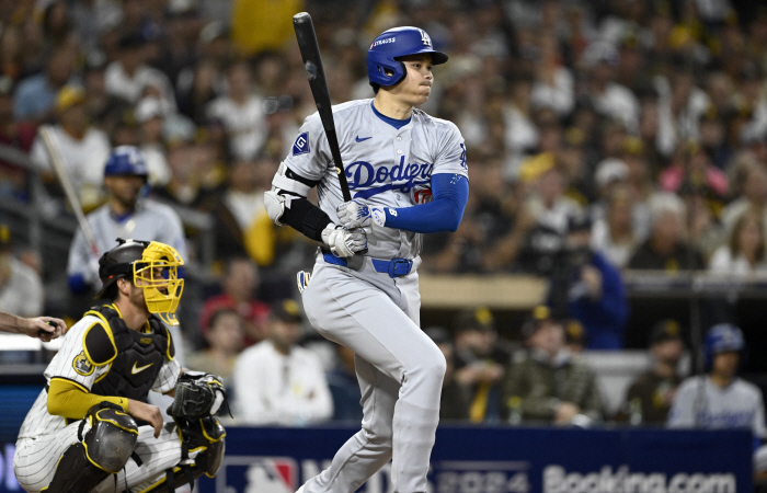 Dodgers' Resurrection! 'One RBI, two walks' Ohtani believes in 55% chance and goes to Game 5...LAD 8-0 SD