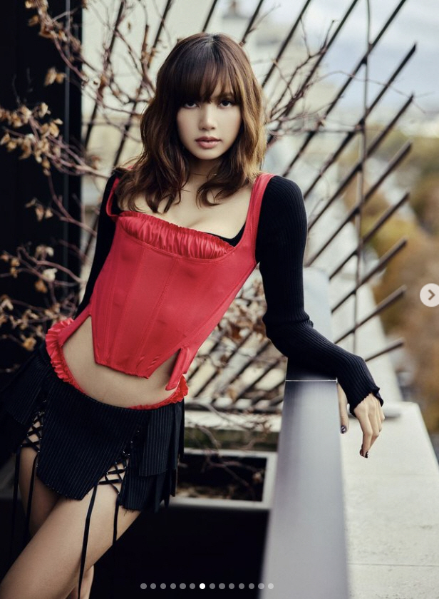 'Garterbelt  See-through'Lisa's sexy lingerie look'♥Louis Vuitton family conglomerate'A surprising surprise