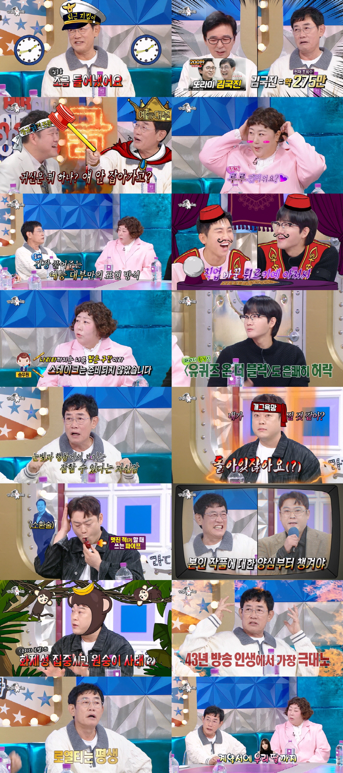  Lee Kyung-gyu is angry at the 19th grade gag of monkey mating''Animal Kingdom' is also mosaic'('Ras')