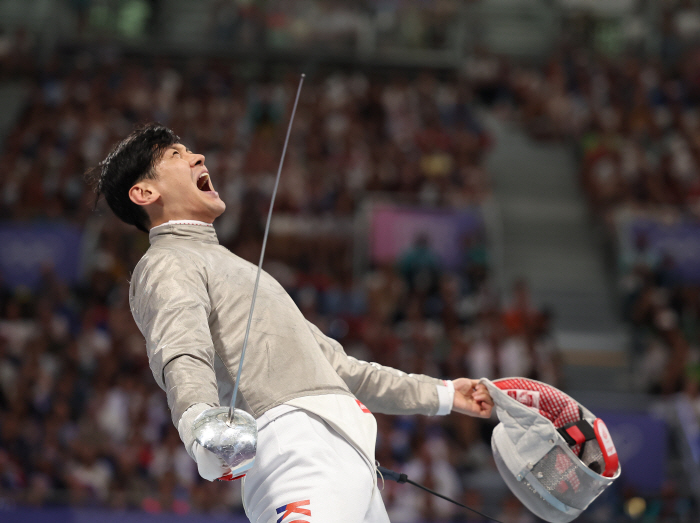 'The Avengers'' True'Veteran!' Koo Bon-gil won the 男 Sabres' individual competition for the first time in six years
