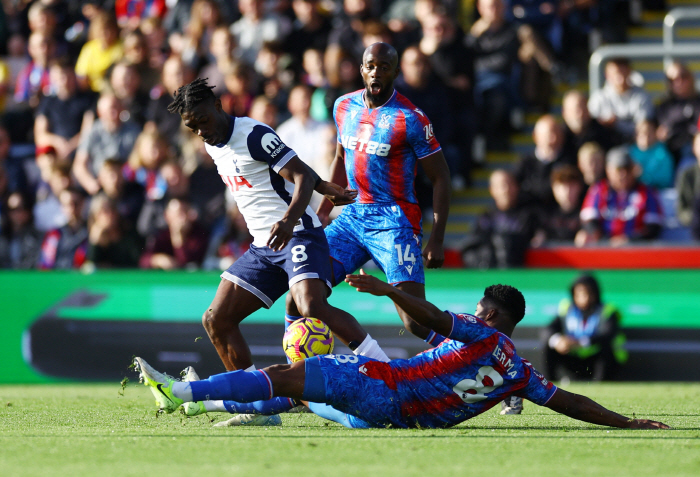 There was no SON replacement.. '17 Neymar' 5.7 points poor → Tottenham lose 0-1 to Palace for the first time of the season