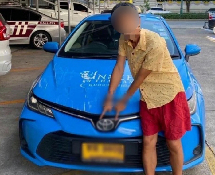 Korean man in his 50s stole a taxi from Thailand, he wobbled'