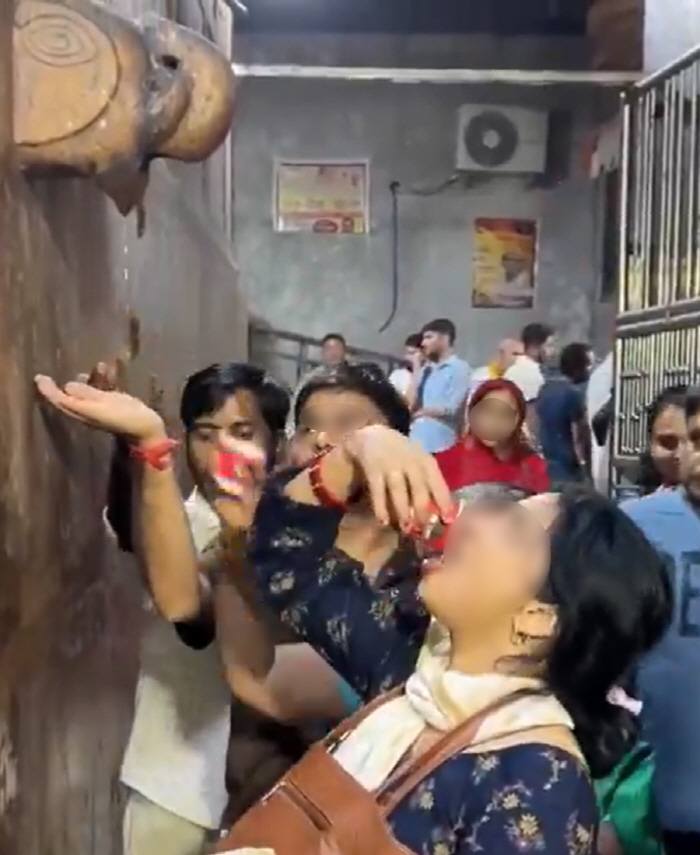 I drank in line 'Seongsu' in the air conditioner 'tuk'