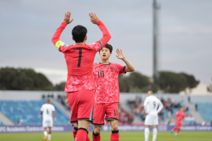  Kim Minjae's dizzying back pass → SON's golden equalizer! South Korea struggles with Palestinian dense defense