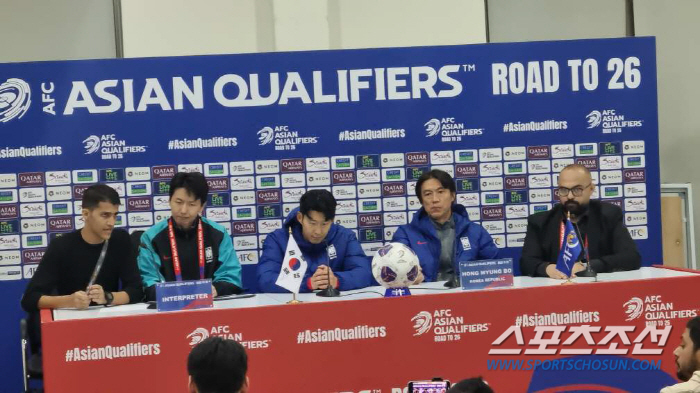  Hong Myung-bo 'I'm sorry to the fans for not winning.'