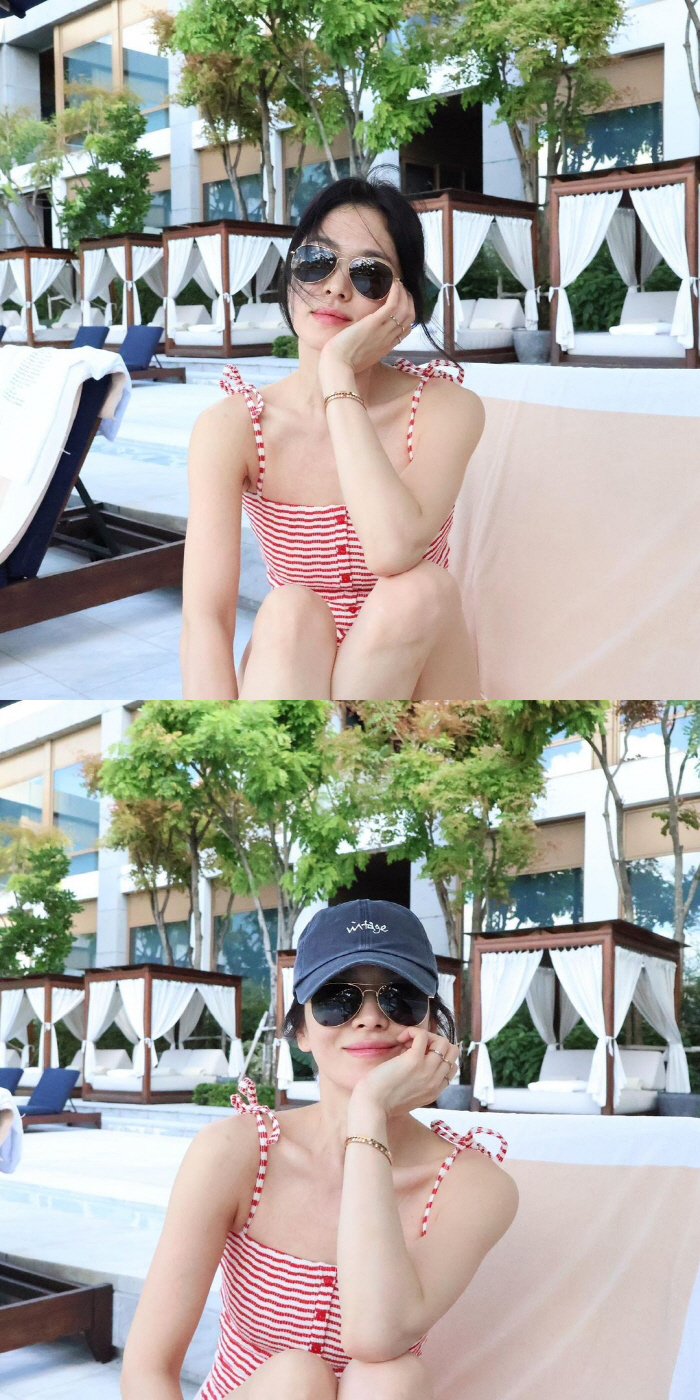 Song Hye-kyo's swimsuit is superior...Unbelievable 'Perfect Visual '