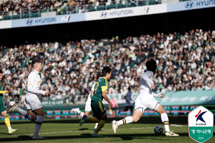 'Phew, I'm alive.' 'Thiago-Moon Seon-min's consecutive goals' Jeonbuk came from behind to win 2-1 over E-Land'Successfully Remain 4-2 in total'