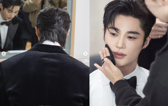Byeon Wooseok's Behind-the-Scenes Moments at Blue Dragon Awards Revealed