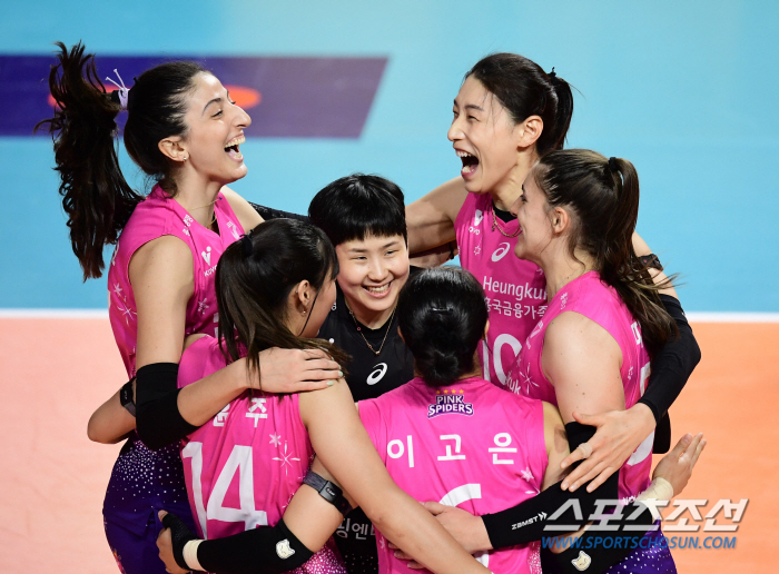 'Kim Yeon-kyung Explodes 17 Points' Heungkuk Life Insurance has won 13 consecutive games... The club has won the most consecutive games