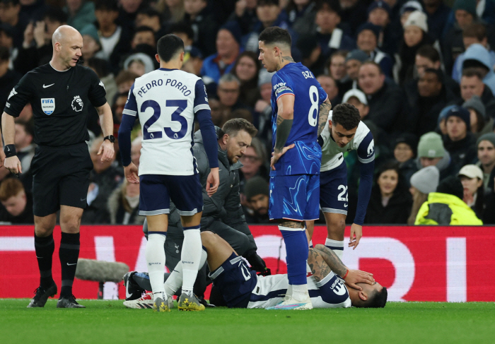 Tottenham's Super Emergency, 'Pain after 8 minutes of kick-off'→'Head down, replacement OUT' defense key Romero 6 weeks  possibility of leaving up to 10G 