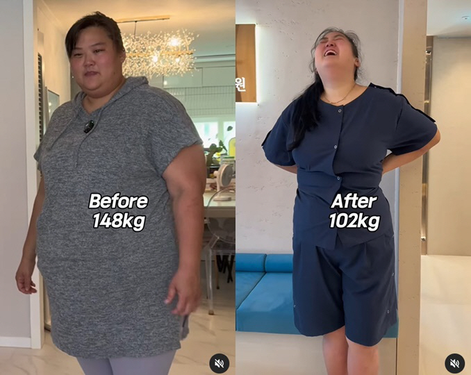 Mina's sister-in-law is about to enter the 90kg range..I quit my job and went on a diet
