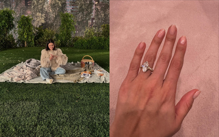 Selena Gomez, ♥ engaged to her boyfriend...Showing off the ring of 'Wang Daia' 