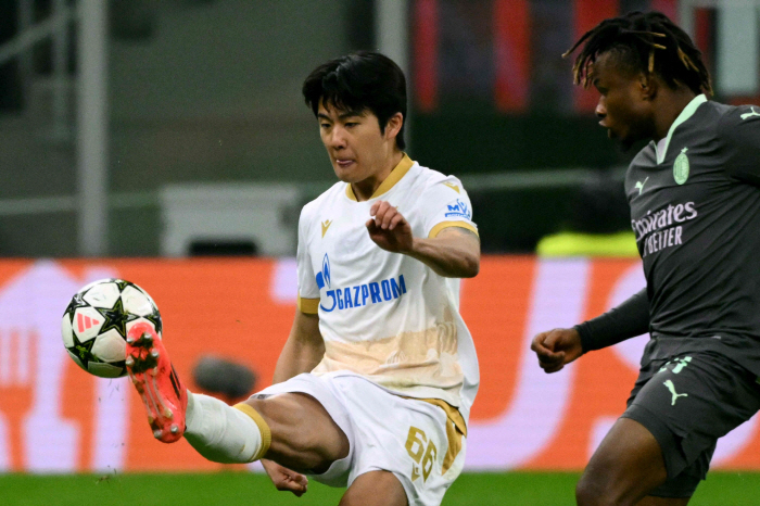 Seol Young-woo is on the verge of being eliminated from the UCL, and lost to his former teammate Sonny 'Actoral Goal'Zvezda 1 win 5 losses → 31st place in the league phase