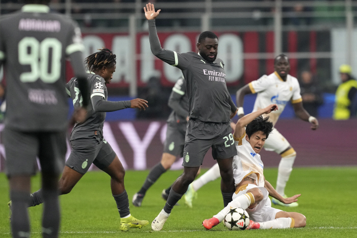 Seol Young-woo is on the verge of being eliminated from the UCL, and lost to his former teammate Sonny 'Actoral Goal'Zvezda 1 win 5 losses → 31st place in the league phase