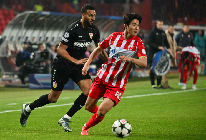 Seol Young-woo is on the verge of being eliminated from the UCL, and lost to his former teammate Sonny 'Actoral Goal'Zvezda 1 win 5 losses → 31st place in the league phase