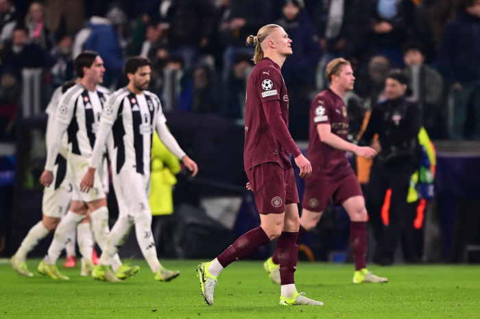  Manchester City collapsed again! 0-2 defeat away to Juventus! Red light for advancing to the round of 16 PO