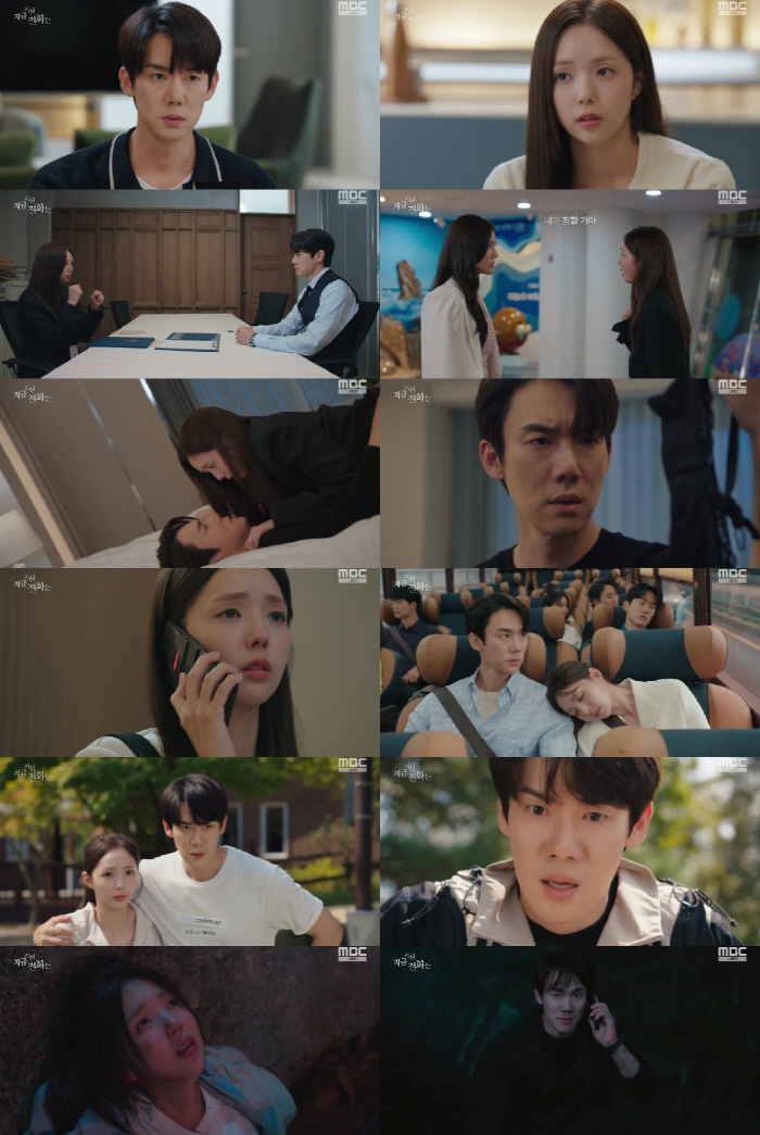  Chae Soo-bin and Yoo Yeon-seok caught lingerie...Eventually, the bed was folded up