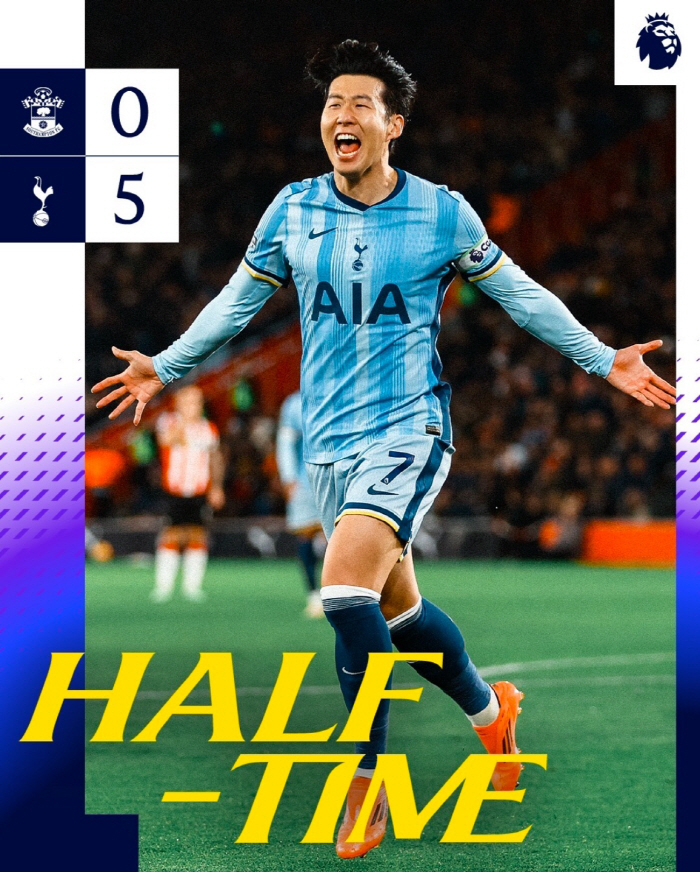 1 goal, 2 assists  Tottenham's best help in history Son Heung-min selected the official MOM against Southampton  swept the highest rating!