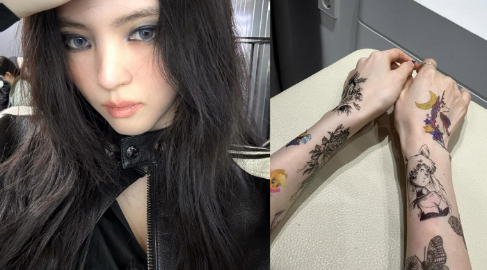 Han Sohee, tattoo with both arms → smoky makeup..deadly charisma