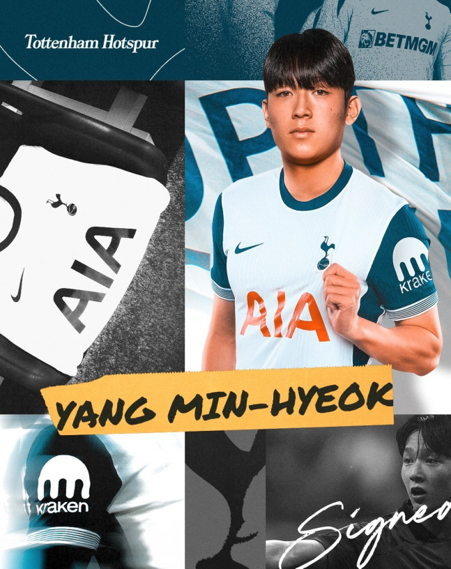 I'm glad YANG is here. Postecoglou's big picture, which I met with Yang Min-hyuk, speaks English well. Nice to meet you...Can be put in immediately after registration on January 1st