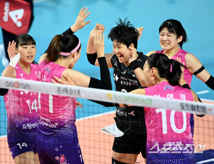 Kim Yeon-kyung, Jeong-yoon, explosive Heungkuk Life Insurance, Silva classic, escaped three consecutive losses by overpowering GS Caltex...GS Caltex, in the end, lost consecutively 