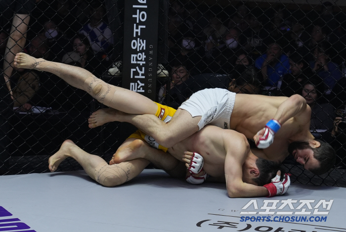 The final was canceled due to ridiculous 7x demand for fight money. Still, the strongest player played and achieved 18 consecutive finishes against Korean veterans (Wonju Road FC site)