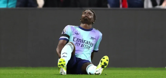 Hamstring → crutches → thumbs up in surgical beds, terribly unlucky Arsenal...Saka's chance not to get out of shock