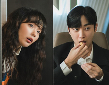 Jeong Ji-so ♥ Jin-young, pink airflow is detected..Deep eyes flutter (suspicious girl)