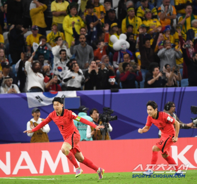 Son Heung-min never forgets the theatrical goal, and this year's goal for the second consecutive year → 48.8% overwhelming support...Australia also selected for this year's game