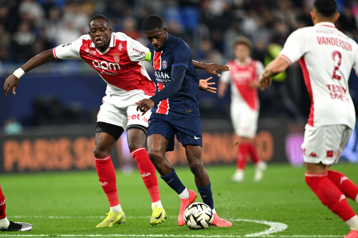 What a chance to score! PSG Prince Lee Kang-in, cannonball mid-range shot  67 minutes PSG wins Dembele's winning goal, 10 wins against Monaco → 3 consecutive Super Cups