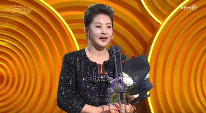 Park Ji-young, KBS Acting Awards Best Award...December 2024, I'm a little heartbroken and heavy