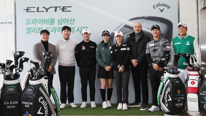 Better-than-expected distance and tolerance Callaway Golf Korea unveils the Elite driver series with the team