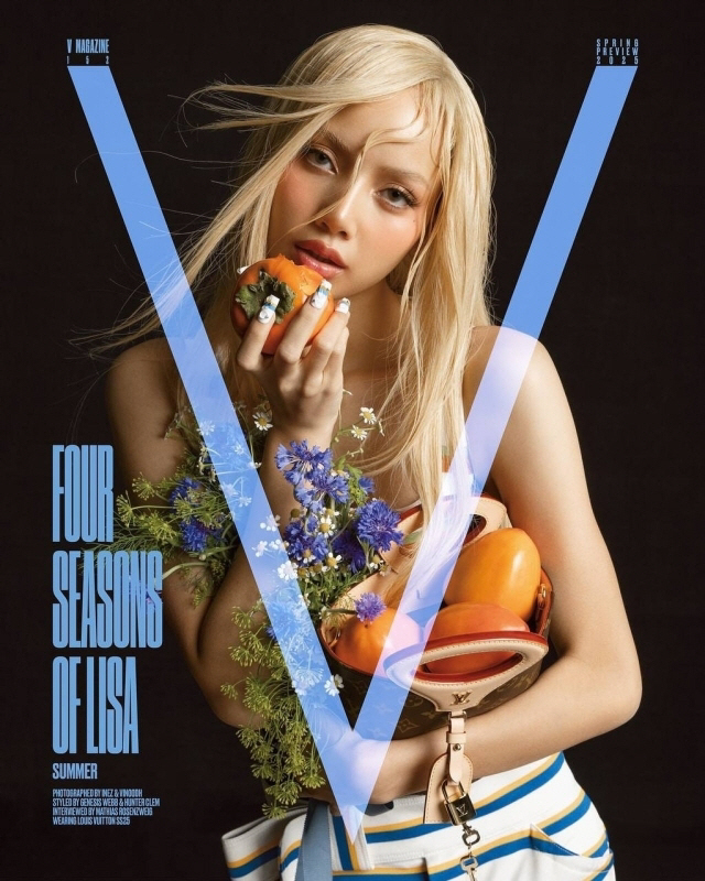 Lisa Unveils Stunning Transformation in V Magazine Pictorial