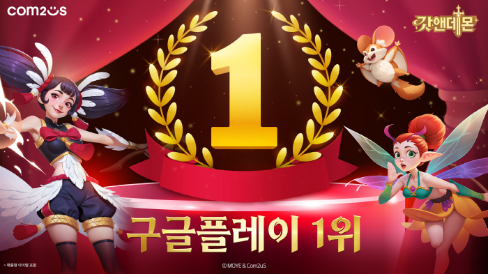 Com2uS' new neglected RPG God & Demon records No. 1 popularity of Google Play in Korea within two days of its release