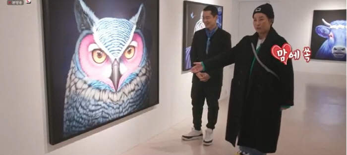 Pak Se-ri, Jeon Hyun-moo's drawing is good for the eyes...I admire the exhibition
