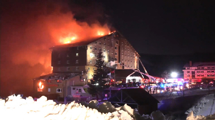 Turkiye Ski Resort fires, killing at least 10 people