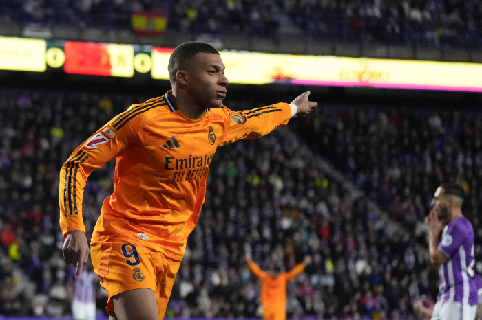 La Liga's first hat-trick Mbappe is Mbappeda, Real Madrid leads with 8 goals in last 5 games