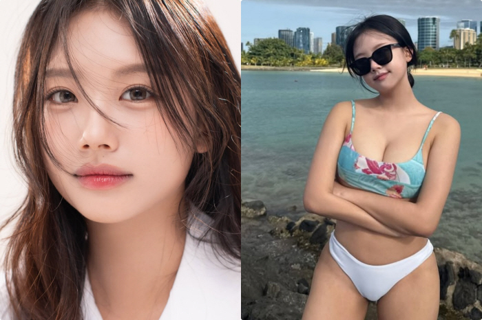 Lee Dong-gook's daughter Jaeshi, a 17-year-old incredible bikini..I'm gonna grab him by the back of his neck and fall down