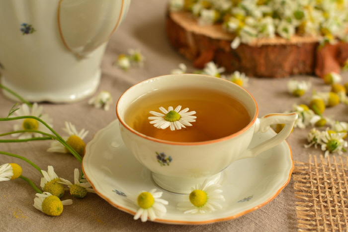 Why was chamomile considered the best car for stress relief?